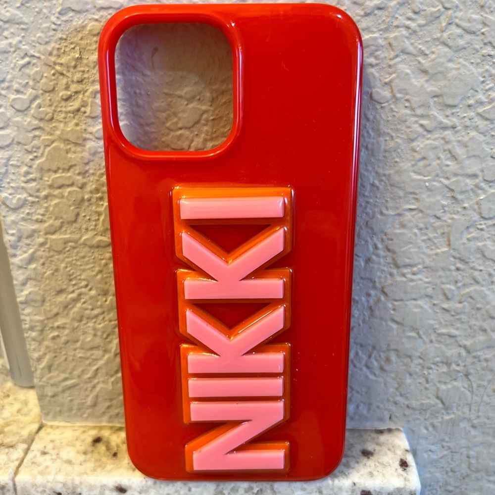 Baublebar iPhone 12max plus cover. BrAnd new NIKKI